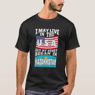 Camiseta Kazajistán Qazaqstan Kazakistán Estados Unidos