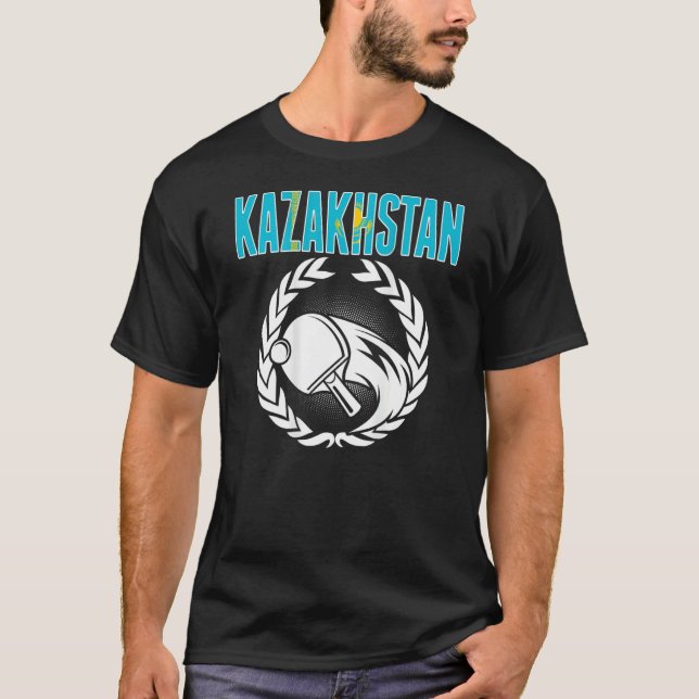 Camiseta Kazakhstan Ping Pong  Support Kazakhstani Table Te (Anverso)