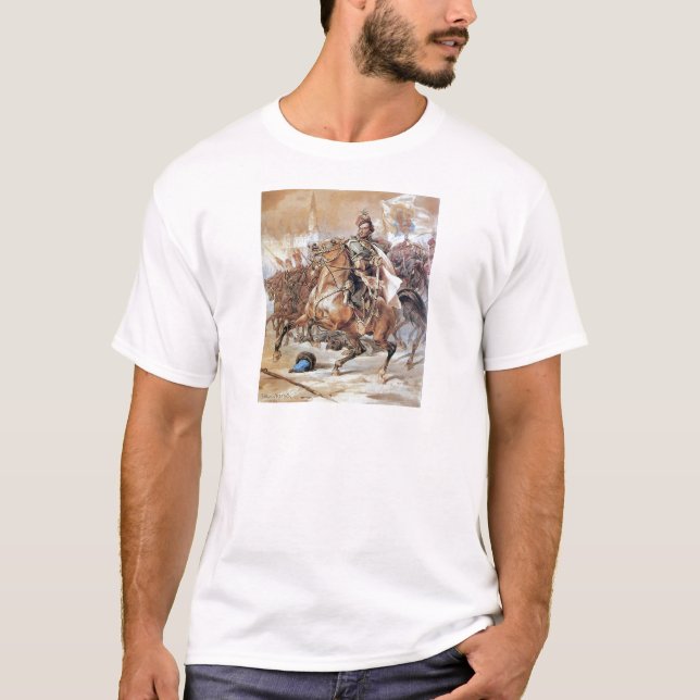 Camiseta Kazimierz Pulaski en la carga (Anverso)