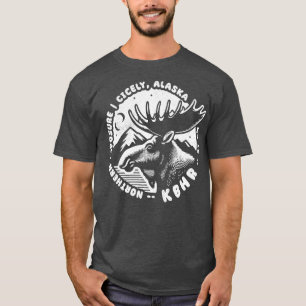 Camiseta KBHR 57 AM Northern Exposure Radio Station TShirt