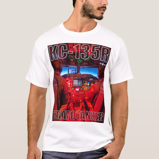 CAMISETA KC-135R ESTRATÁNKER COCKPIT (Anverso)