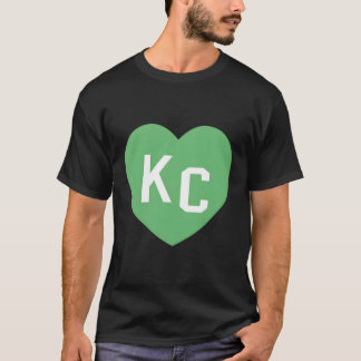 Camiseta Kc Green He Kc Kansas City Green 2 Letra Kc He Kc