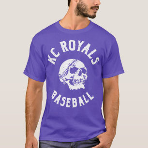 Camiseta KC Royals Baseball Skull