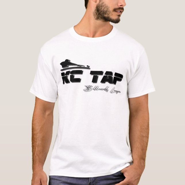 camiseta KC TAP blanca (Anverso)