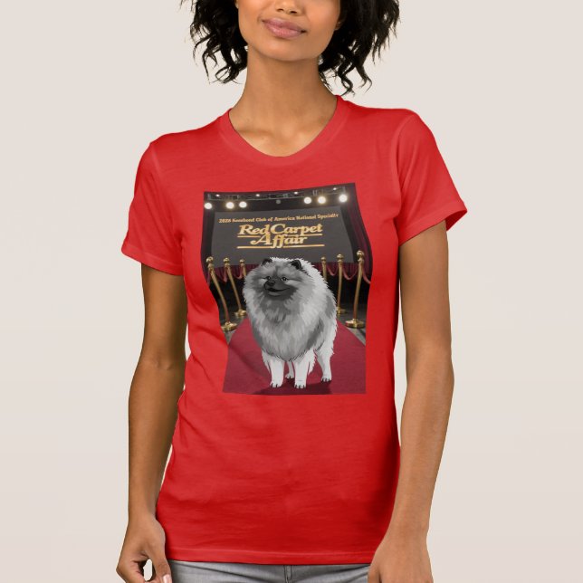 Camiseta KCA 2026 Keeshond National Women's T-Shirt (Anverso)