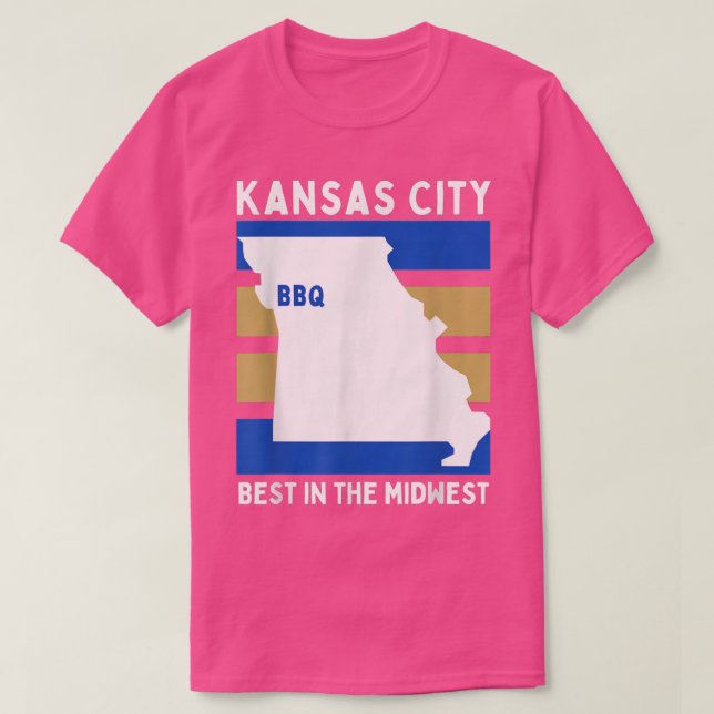 Camiseta KCMO, Lovers del Medio Oeste, Missouri Hometown BB (Diseño del anverso)