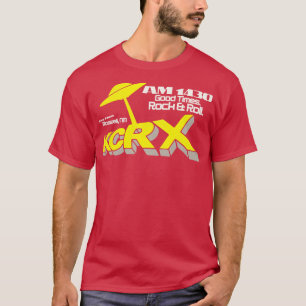 Camiseta KCRX 1430 Estación de Radio Retro Radicada Roswell