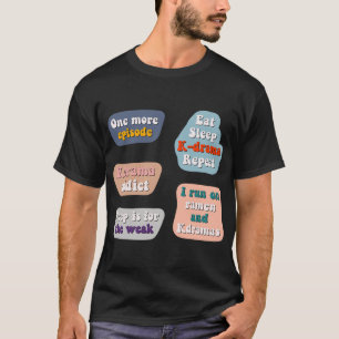 Camiseta Kdrama Pegatina Pack