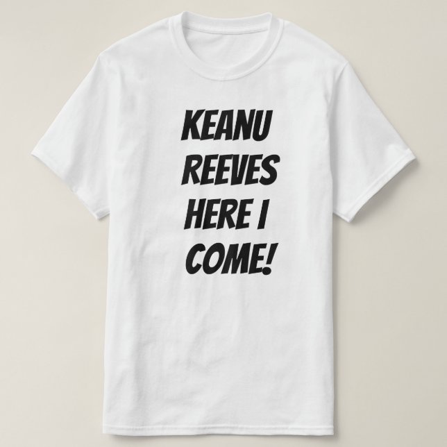 Camiseta Keanu Reeves (Diseño del anverso)