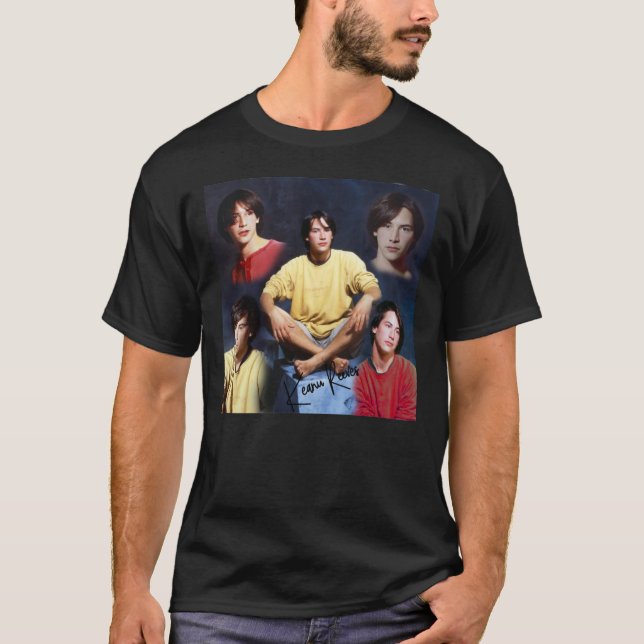 Camiseta Keanu Reeves Vintage Glam Essential  (Anverso)