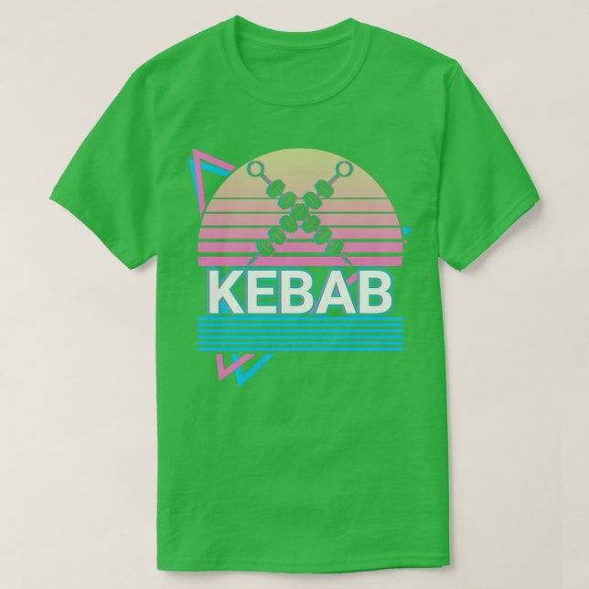 Camiseta Kebab Skewers Doner Kebab Kebap Regalo retro (Diseño del anverso)