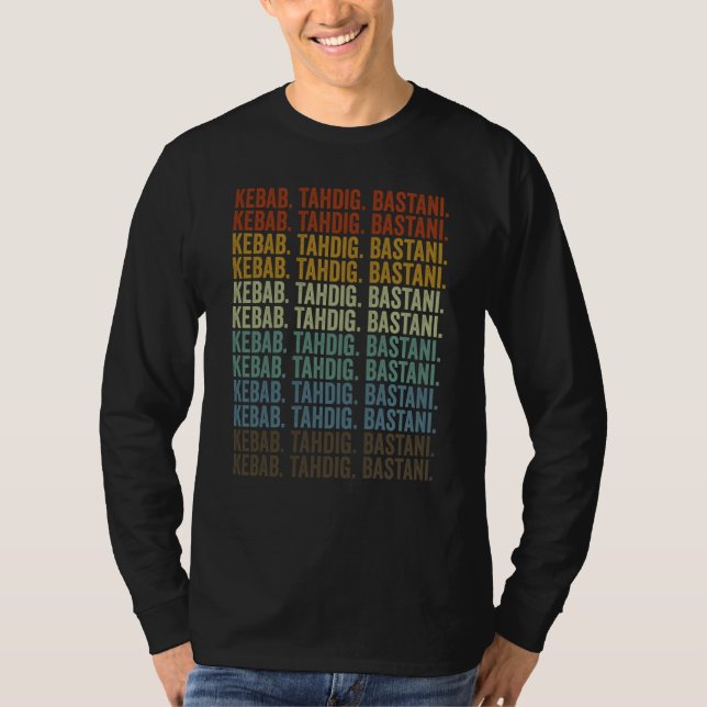 Camiseta Kebab Tahdig Bastani Comida Persa Irán Kebab (Anverso)