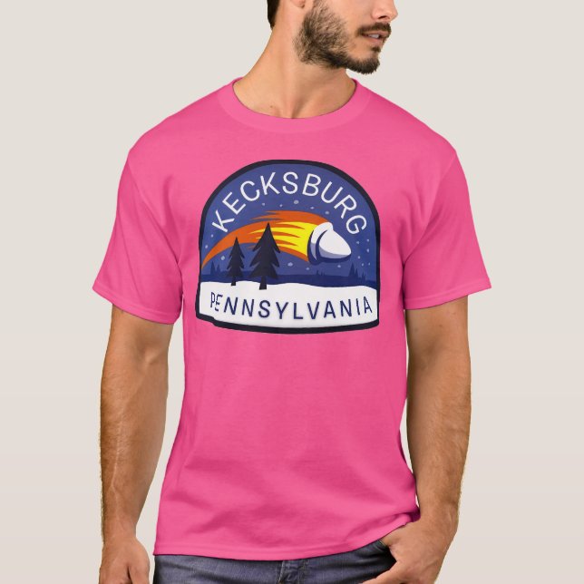 Camiseta Kecksburg Pennsylvania Travel Funny (Anverso)