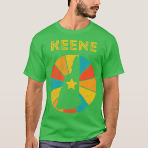 Camiseta Keene New Hampshire Vintage Distresres Souvenir 1