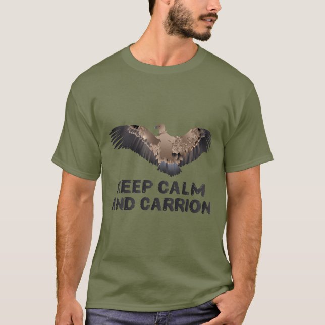 Camiseta Keep calm and carrion (Anverso)
