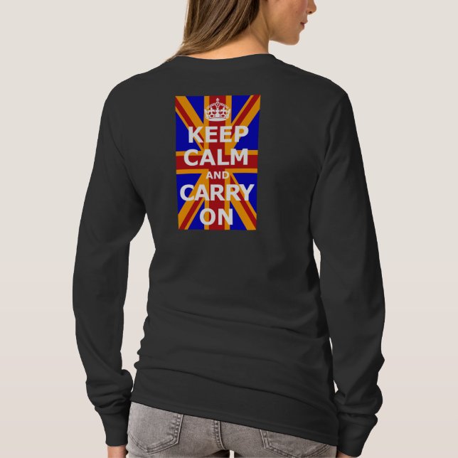 CAMISETA KEEP CALM AND CARRY ON (Reverso)