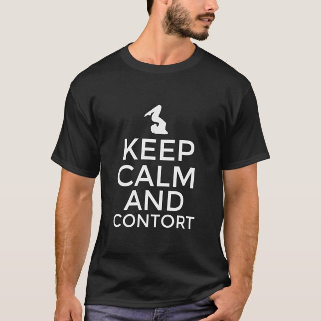 Camiseta Keep calm and contort (Anverso)