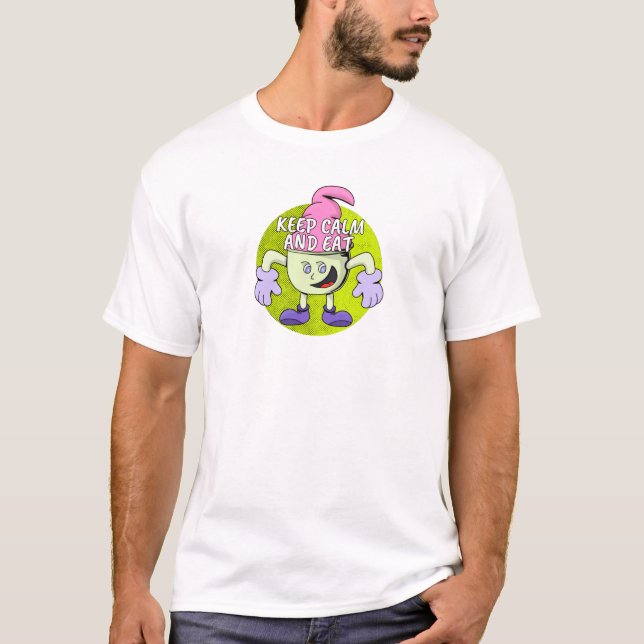 Camiseta Keep Calm and Eat (Anverso)