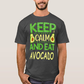 Camiseta Keep Calm and Eat Avocado 8