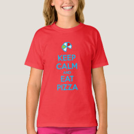 Camiseta Keep Calm and Eat Pizza 1