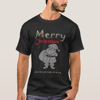 Camiseta Keep Calm and Jingle All the Way Christmas t-shirt