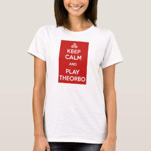 Camiseta Keep Calm and Play Theorbo