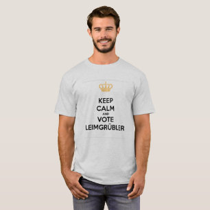 Camiseta Keep Calm and VOTE Leimgrübler (estándar edició