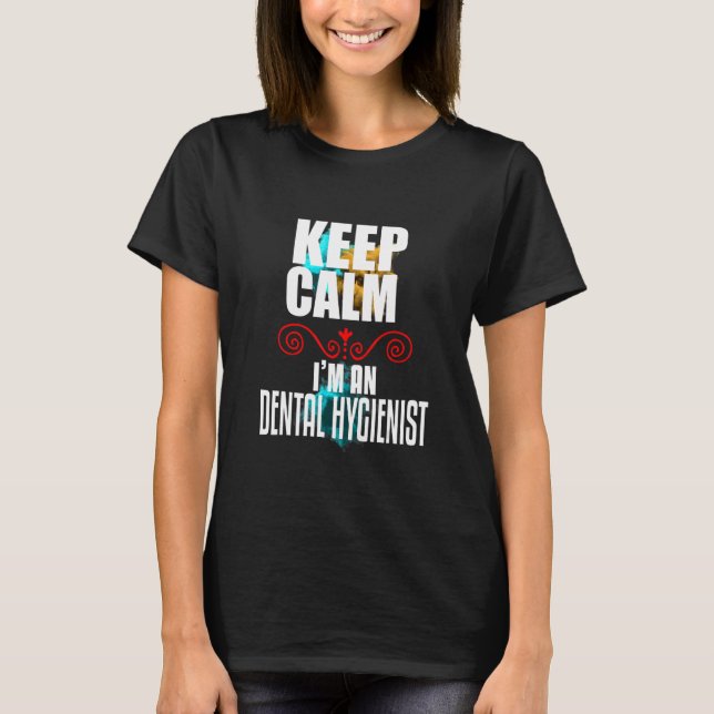 Camiseta Keep calm  I'm a statistician Profession career wo (Anverso)