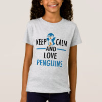 Keep Calm Love Penguins Zoo Kids