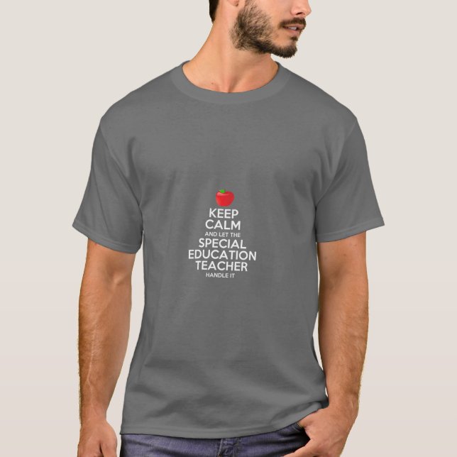 Camiseta Keep Calm Special Ed Education Teacher Funny (Anverso)