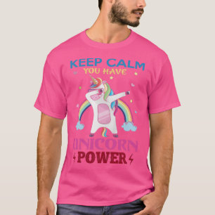 Camiseta kEEP CALM UNICORN POWER