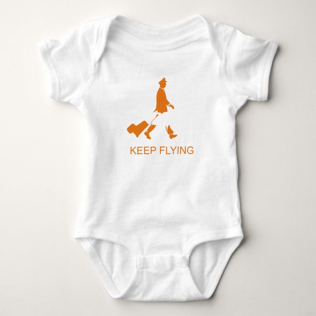 Camiseta Keep Flying - Airline Pilot (Anverso)