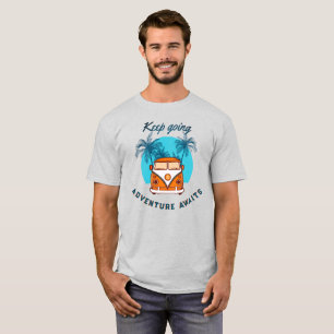 Camiseta Keep Going Adventure Awaits – Furgoneta R