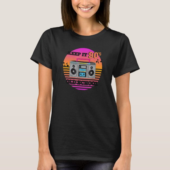 Camiseta Keep it 90s Old School 90s kid 90s Party (Anverso)