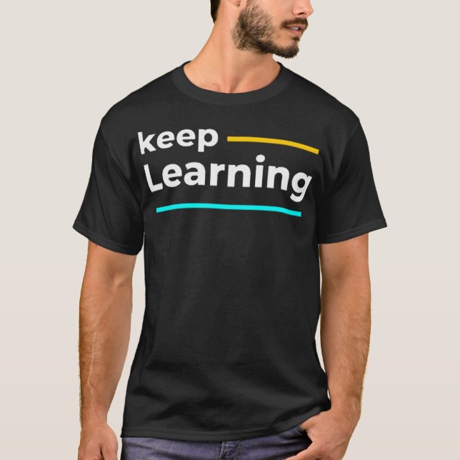 Camiseta Keep learning (Anverso)