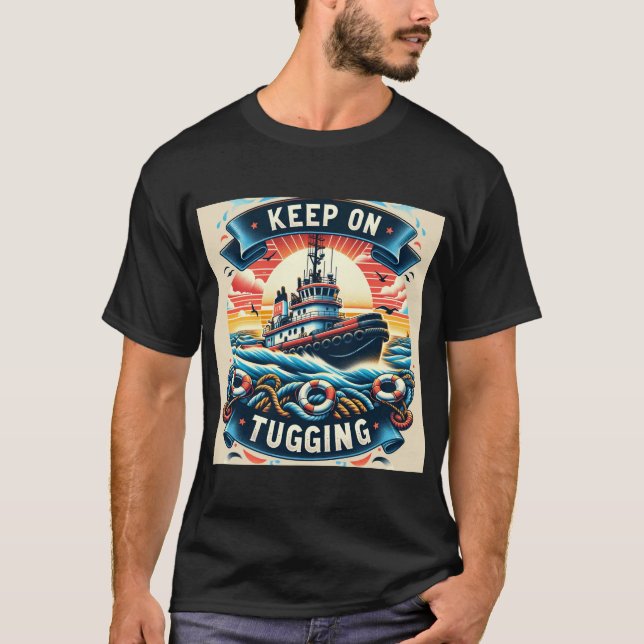 CAMISETA KEEP ON TUGGING (Anverso)