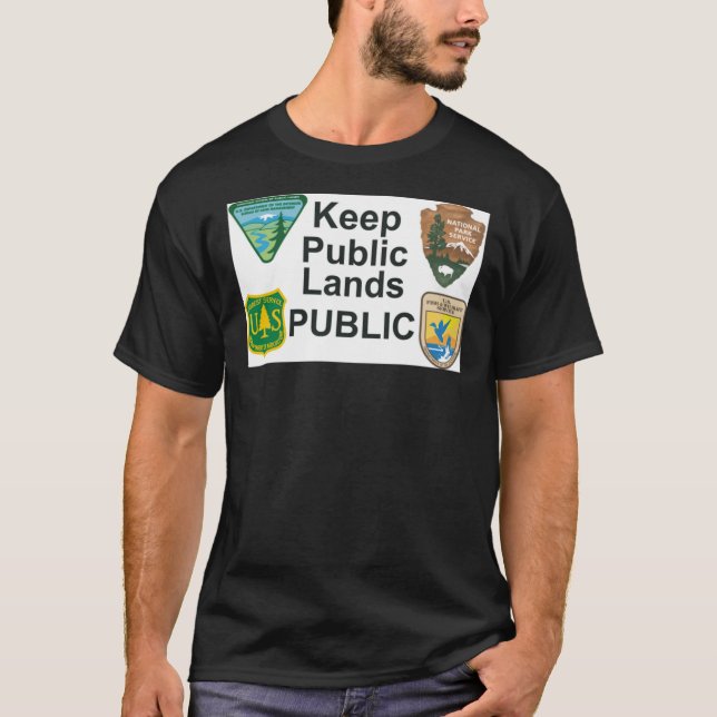 Camiseta KEEP PUBLIC LANDS PUBLIC Classic T-Shirt (Anverso)