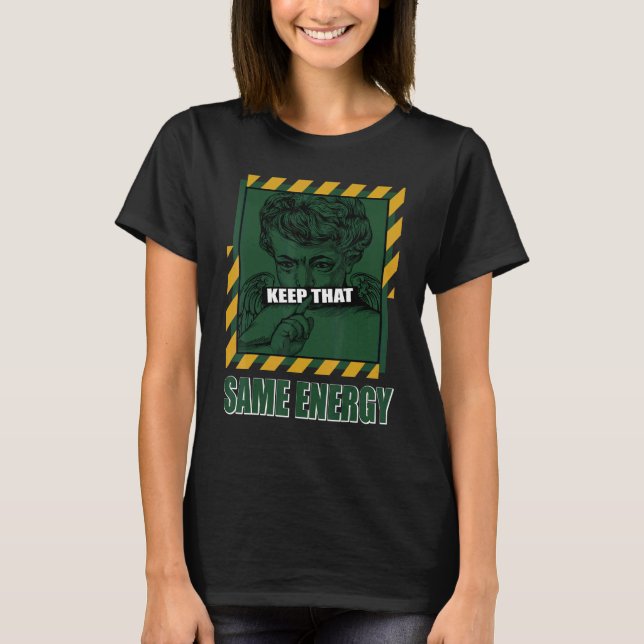 Camiseta Keep Same Energy JD 1 Mid Sonics Noble Green Polle (Anverso)