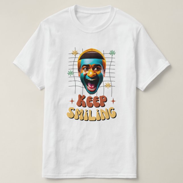 Camiseta Keep smiling (Diseño del anverso)