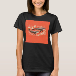 Camiseta Keep Swimming Whales