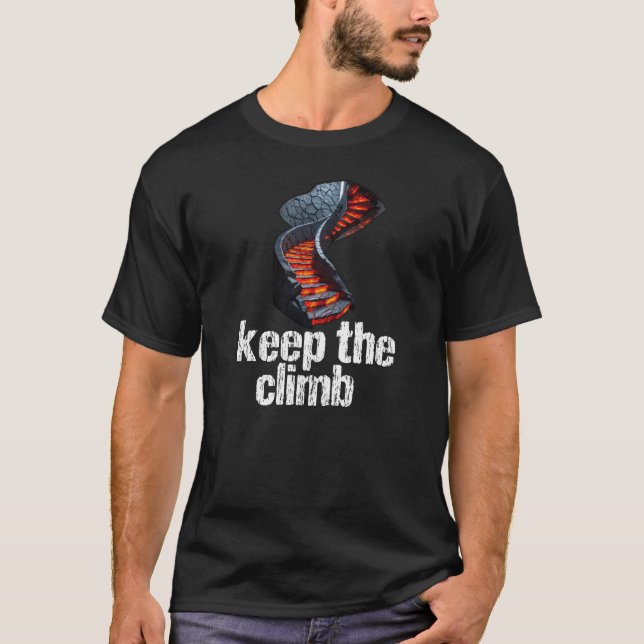 Camiseta Keep the climb (Anverso)