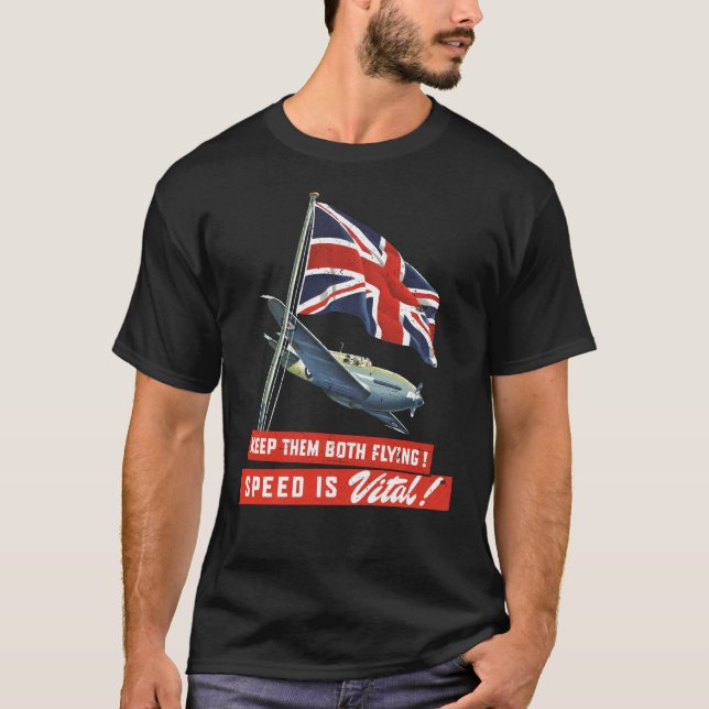 Camiseta Keep Them Both Flying! (Anverso)