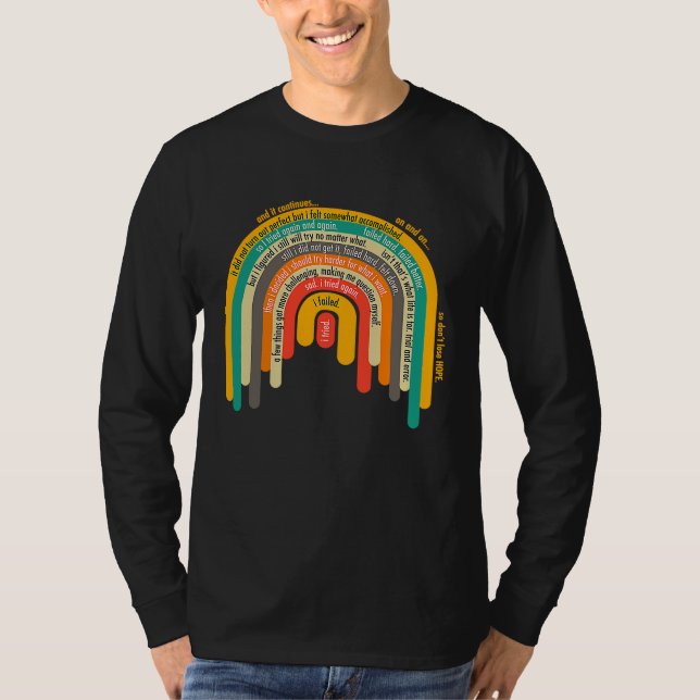 Camiseta Keep Trying with Hope (Anverso)