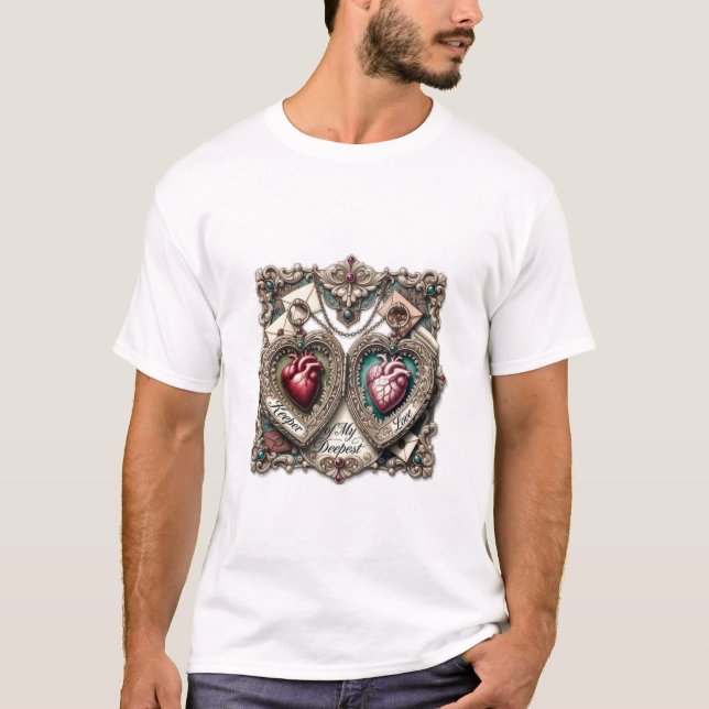 Camiseta Keeper of My Deepest Love con adornos (Anverso)