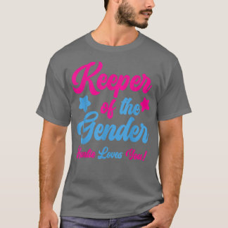 Camiseta Keeper of the Gender Auntie Loves you gender revea