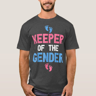 Camiseta Keeper of the Gender  Cute Gender Reveal Baby Show