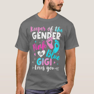 Camiseta Keeper Of The Gender Gigi Loves You Gender Reveal