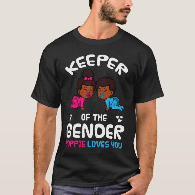 Camiseta Keeper of the Gender Poppie Loves You African Amer (Anverso)