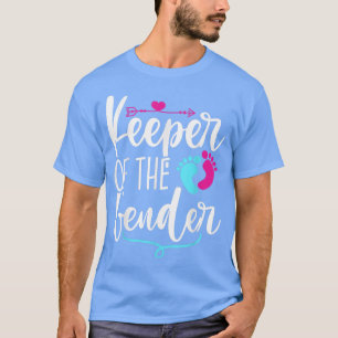 Camiseta Keeper of the gender reveal baby announcement part