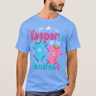 Camiseta Keeper Of The Gender Reveal Party Funny Announceme